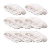 Microfiber Mop Pads Replacement Set of 8 for Bissell For Steam Shot, For Wagner, PurFor Steam, For McCulloch, Dupray with Scrubbing Strips