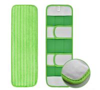 Microfiber Mop Pads Reusable for Swiffer For Sweeper XL Wet Dry Floor Cleaning Refills Machine Washable for Long Term Use on Smooth Surfaces (2 PACK)