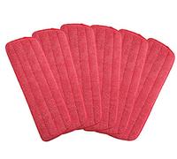 Microfiber Mop Replacement Pads for Wet/Dry Mop Floor Cleaning Pad Fit All Spray Mops (6 Pack)