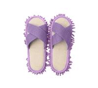 Microfiber Mop Slippers for Women & Men - Open Toe, Easy Cleaning, Dust & Dirt Removal for Home & Office
