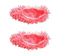 Microfiber Mop Slippers - Washable Floor Cleaning Slippers for Hardwood & Tile | Hands-Free Dust Mopping While You Walk | 2-in-1 House Shoes with Replaceable Pad