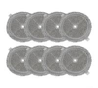 Microfiber Mopping Pads Designed For For BOSCH For Unlimited 7 ProHygienic Vacuum Mop Systems BCS71HYG1 BCS71HYG2 BCS71HYG3(8 PACK)