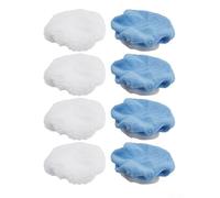 Microfiber Polishing Bonnets 8 Pack 150mm for Auto Buffing Machines Works with Rotary DA Polishers and 5 to 6 Inch Pad Backing Plates