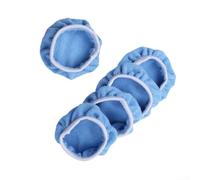 Microfiber Polishing Pads for Cars 5-Pack Blue(5pcs 7-8 Inches) | Ergonomic grip for edge, reduces hand fatigue, precise control for spots, ideal for curves and edges