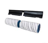 Microfiber Roller Set for Karcher FC5 with Scraper 2-Pack(Gray) | microfiber rollers, machine washable 60C, includes plastic scraper, fits FC5 for premium, for tile wood