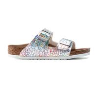 Microfiber sandals girl Birkenstock Arizona Argenté 31 Étroit