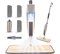 Microfiber Spray Mop for Floor Cleaning, Dry Wet Wood Floor Mop with 3 pcs Washable Pads, Handle Flat Mop with Sprayer for Kitchen Wood Floor Hardwood Laminate Ceramic Tiles Dust Cleaning