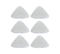Microfiber Steam Mop Pad,Steam Cleaner Parts Triangle Replacement Cloths，Compatible for Vileda， 100(6pcs)