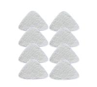 Microfiber Steam Mop Pad,Steam Cleaner Parts Triangle Replacement Cloths，Compatible for Vileda， 100(8PCS)