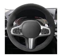 Microfiber Steering Wheel Cover For BMW M For Sport For G30 G31 G32 For G16 X3 For G01 X4 For G02 X5 For G07 Nti-Slip Suede Car Steering Wheel Cover(Style 1)