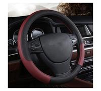 Microfiber Steering Wheel Cover Steering-wheel Cover 37CM-38CM Car-styling Interior Accessories Sport Steering Wheel Covers Anti-Slip Universal(Burgundy)