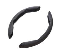 Microfiber Steering Wheel Cover Suede Universal 38CM Car Steering Wheel Booster Cover Non-Slip Auto Interior Steer Protector Decoration Accessories(Gray)