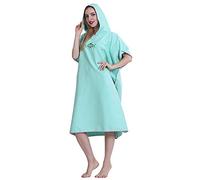 Microfiber Surf Beach Towel Adults Changing Robe extremely light and fast-drying,for Beach, Swimming, Surfing Fits Men Women Adults (Green)