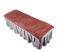 Microfiber Towel Sheet For Beauty Salon Bed Sheets SPA Massage Table Cover Bedspread Soft With/no Hole(No hole coffee)