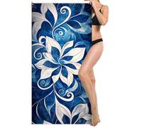Microfibre Beach Towel Extra Large 90x200cm, Kids Beach Towel, Light and Free, Sand Free, Compact, Super Absorbent Quick Drying Towels for Travel Beaches, Wild Swimming, Gym Towels (Mandala) L-899