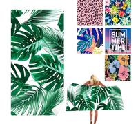 Microfibre Beach Towel for Adults, 180x90cm Extra Large Beach Towels, Quick Dry Sand Free Microfiber Beach Towel, Lightweight Travel Swimming Towel, Beach Towels for Yoga Gym Swim Sports Women Men