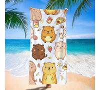 Microfibre Beach Towel for Adults, Animal Modern Beach Towel 60x120cm Large Gym Towels, Sand-Free, Large Durable, Summer Design, Quick Dry Towels for Men Women, Bathroom, Holiday, Swimming d9j-154