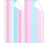 Microfibre Beach Towels 60x120cm Pink Beach Towel for Adults, 2 Pack Extra Large Microfibre Towel Light Bath Towels with Net Bag, Double Sided Sand Free Compact Thin Summer Holiday Pool Yoga OC-496