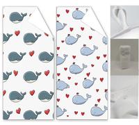 Microfibre Beach Towels 80x160, Heart Beach Towel for Adults, 2 Pack Extra Large Microfibre Towel Dolphin Beachs Towels, Quick Dry Compact Thin Summer Holiday Swim Pool Yoga for Women Men Wq-1250