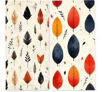 Microfibre Beach Towels Adults, 75x150 cm 2 Pack, Lightweight Beach Towel with Single Side Print, Extra Large Quick Dry Sand Free Beach Towel, Sports and Swim, Travel,Camping, (Simple Leaves) z-2038