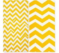 Microfibre Beach Towels for Adults, 75x150 cm 2 Pack, Lightweight Beach Towel with Single Side Print, Extra Large Quick Dry Sand Free Beach Towel, Sports for Swim, Travel,Camping, (Yellow Ripple) z-31
