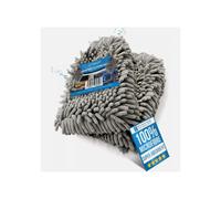 Microfibre Car Wash Mitt Glove x2 Absorbent Cleaning Washing Noodle
