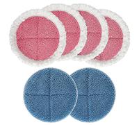 Microfibre Cleaning Buffing Pads Replacement Spare Pads Compatible for Power-Glide, 6 Pack