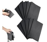 Microfibre Cleaning Cloth, Reusable Black Microfibre Window Cleaning Cloths, Large Super Absorbent Microfibre Cloths, Lint Free Cloth, for Home,Kitchen,Cars Glass, Window (10 pieces 20×30cm)