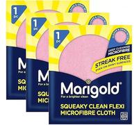 Microfibre Cleaning Cloths Pack of 3 - Ultra-Absorbent, Lint-Free & Reusable Towels - Streak-Free Multipurpose Cloths for Kitchen, Home, Car, Windows & Stainless Steel