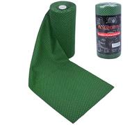 Microfibre Cleaning Cloths Roll 50-Pack Reusable Paper Towels for Car Wash Supplies Ultra Absorbent Kitchen Dish Rags House Window Cleaning Cloths Lint Free Tear away (Emerald-Green checkered pattern)