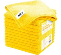 Microfibre Cleaning Cloths (Yellow, 12 Pack)