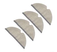 Microfibre Cleaning Pads for Q8 MAX for Plus Robot Vacuum Cleaner - 4 Pack Reusable Mop Cloths High Water Absorption Wet Dry Floor Care Non Scratch for surface Safe Replacement Parts