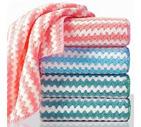 Microfibre Cleaning Rag, 15 Pack Microfiber Cleaning Cloth, Super Absorbent Reusable Cleaning Towels, Multipurpose Coral Fleece Cleaning Cloth for Living Room Car Window Bathroom Kitchen 28×28cm