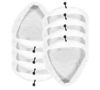 Microfibre Cloth Cover Pads for Pifco 6in1 10in1 12in1 PS001 Steam Cleaner Mop (Pack of 8)