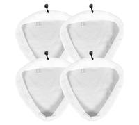 Microfibre Cloth Cover Pads for VonHaus Steam Cleaner Mop (Pack of 4)