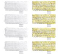 Microfibre Cloth Set Accessories Compatible with Kärcher Flexible Hand Nozzle, Pack of 8