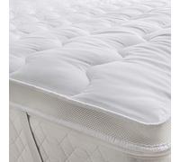 Microfibre Mattress Topper Hollow Fibre Filling ANTI ALLERGIC Ultra Soft Air Flow Mattress Protector King Bed Topper 152cm x 200cm Approximate