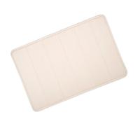 Microfibre Memory Foam Bathroom Bath Mat With Non Slip Back 50x80 (Ivory)