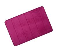 Microfibre Memory Foam Bathroom Bath Mat With Non Slip Back 50x80cm (Berry)