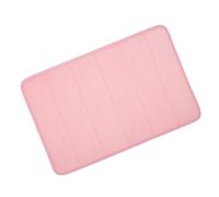 Microfibre Memory Foam Bathroom Bath Mat With Non Slip Back 50x80cm (Pink)
