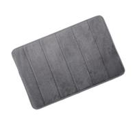 Microfibre Memory Foam Bathroom Bath Mat With Non Slip Back 50x80cm (Slate)