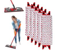 Microfibre Mop Head Replacements 5 Pack, Reusable Spray Mop Head Replacement Kit, Spray Mops for Cleaning Floors Microfibre Floor Mop Flat Dry Wet Mop for Remove all Stains From the Floor
