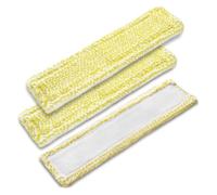 Microfibre Mop Pad ,Compatible for Karcher WV2 WV5 WV6 Plus Premium Window Vacuum Cleaner, Replacement Pads,Compatible for Kärcher Window Cleaner(Yellow-3PCS)