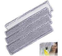 Microfibre Mop Pad For Compatible ForKarcher WV2 WV5 WV6 Plus Premium Window Vacuum Cleaner - Replacement Pads For Compatible ForKärcher Window Cleaner(Grey-3PCS)