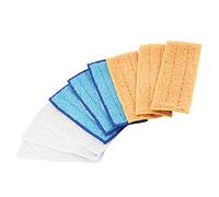 Microfibre Mop Pads, 9 Pieces, Microfiber Mop Head, Washable Mop Replacement Pads, Fits Flat Spray Mop Set