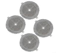 Microfibre Mop Pads for Bosch Unlimited 7 ProHygienic BCS71HYG1 Vacuum Cleaner Accessories, Compatible with for AQUA BBS71BHYG BCS712HYG5 BCS71HYG2-BCS71HYG4, Washable at 40°C (Pack of 4)