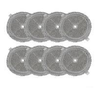 Microfibre Mop Pads for Bosch Unlimited 7 ProHygienic BCS71HYG1 Vacuum Cleaner Accessories, Compatible with for AQUA BBS71BHYG BCS712HYG5 BCS71HYG2-BCS71HYG4, Washable at 40 °C (8 Pack)