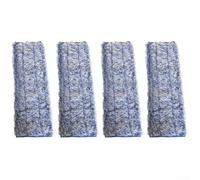 Microfibre Mop Pads Replacement for Spray Mops - Washable Reusable Cleaning Heads for Hardwood for tile Laminate Floors - 4 Pack