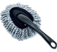Microfibre Noodle Duster Handheld Chenille Wand Hand Dusters Magic Dust Brush With Washable Removable Head For Cleaning Household Office Car Window And Furniture Reusable Fluffy Dusting Mop (1 Pack)