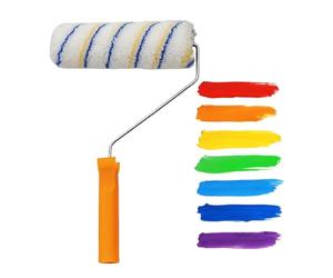 Microfibre Paint Roller 4-10 Inches - Wall Paint Brush | Professional Trace Free Roller | Tool Home Wood Door Wall Ceiling Decoration Interior Exterior Renovation